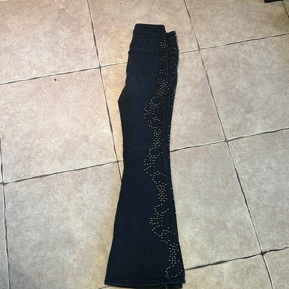Free People studded black jeans - Picture 3 of 5